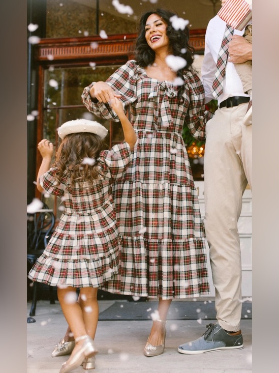 Ivy City Co Dresses & Skirts - Ivy City Co Merry Dress Holiday Plaid Midi Size 2X NWT New